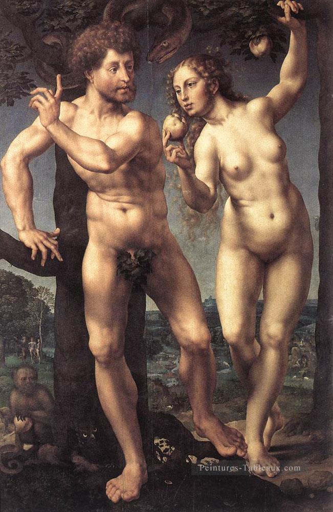 Adam et Eve 1925 Jan Mabuse Peintures à l'huile